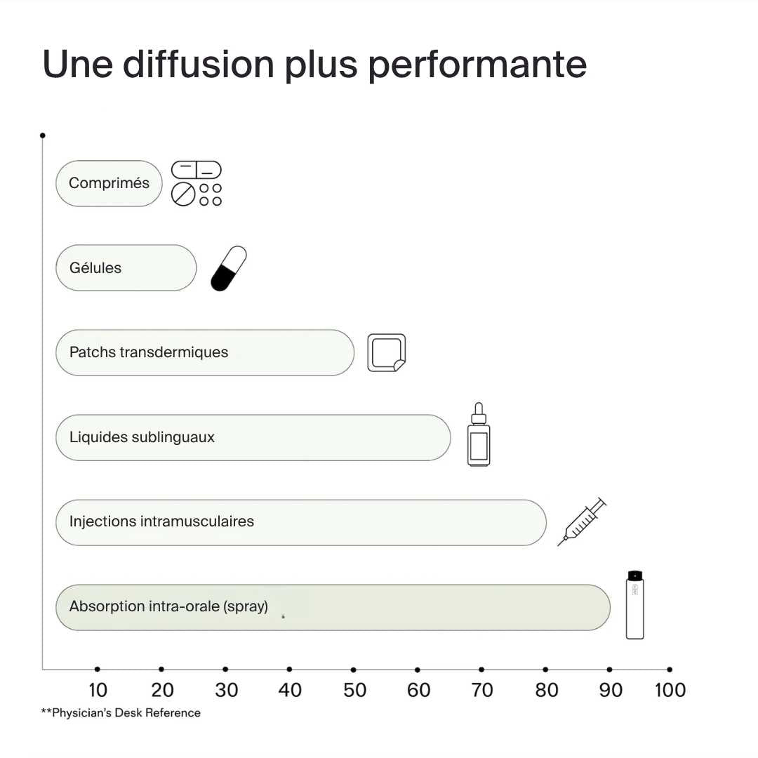 Vitamines Essentiels en Spray - B12, D3, K2, Oméga 3 DHA