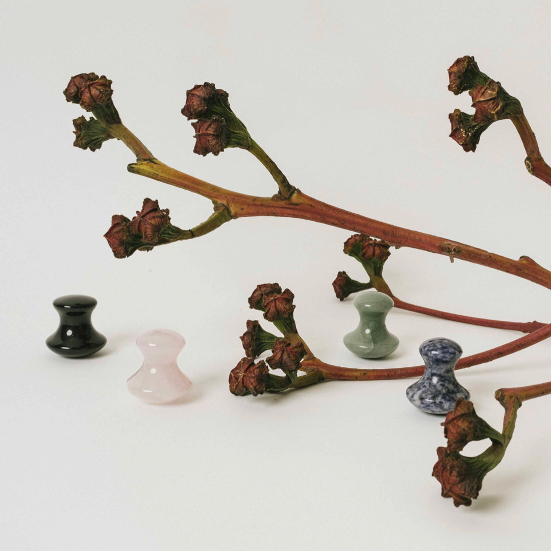 GUA SHA Mushroom Pink Quartz - Love & Harmony
