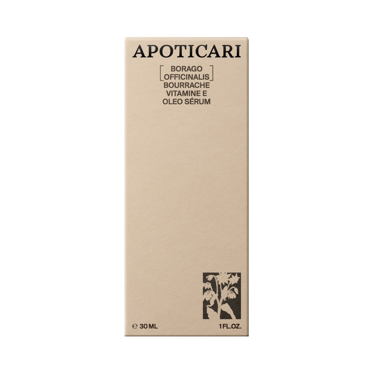 Oléo-Sérum Visage enrichi en huile de Bourrache [Borago Officinalis]