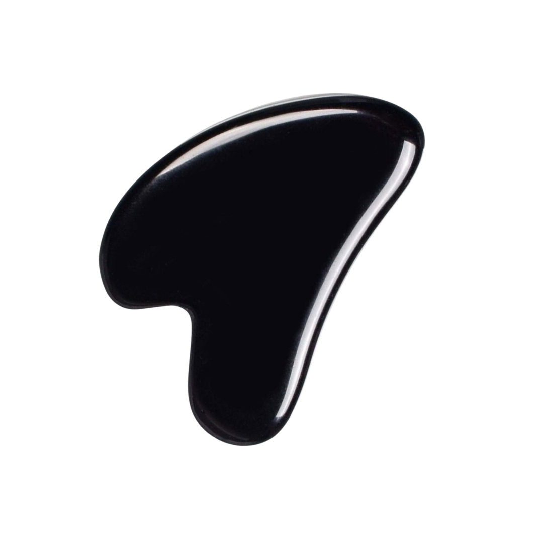 GUA SHA Heart Obsidian - Positivité & Concentration
